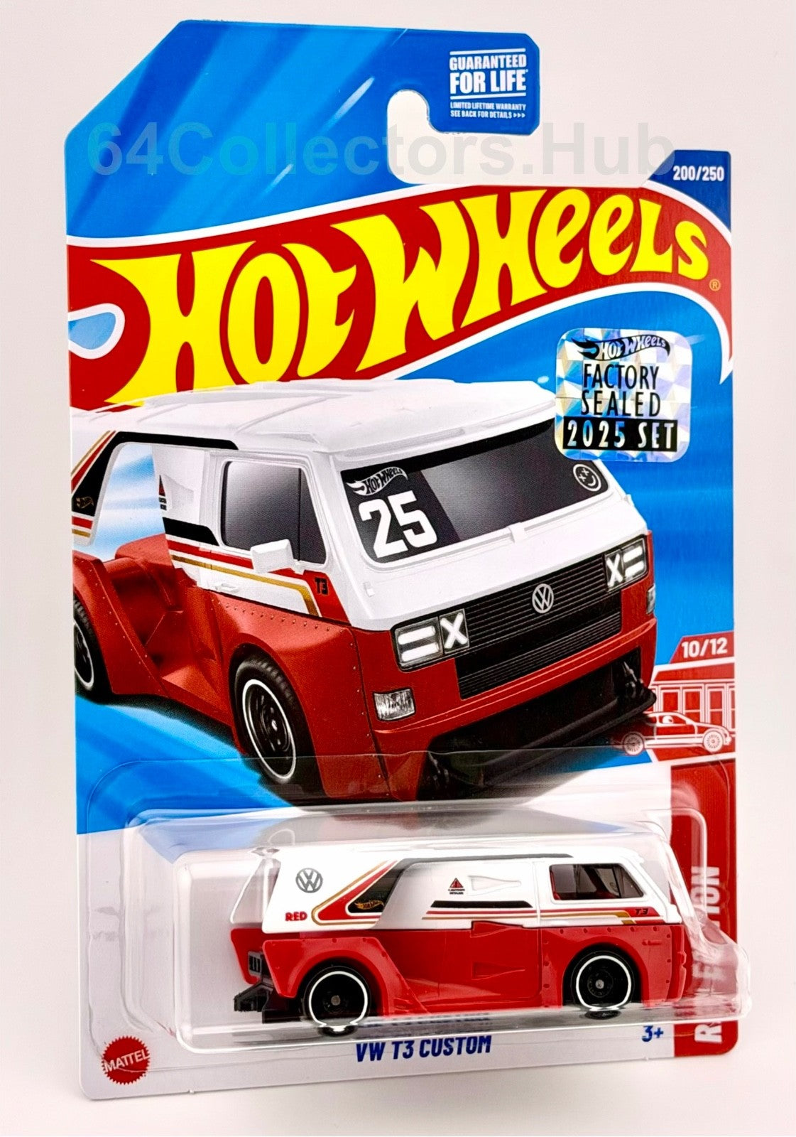Hot Wheels Target/ Red Edition - VW T3 Custom - Factory Sealed 2025 Set