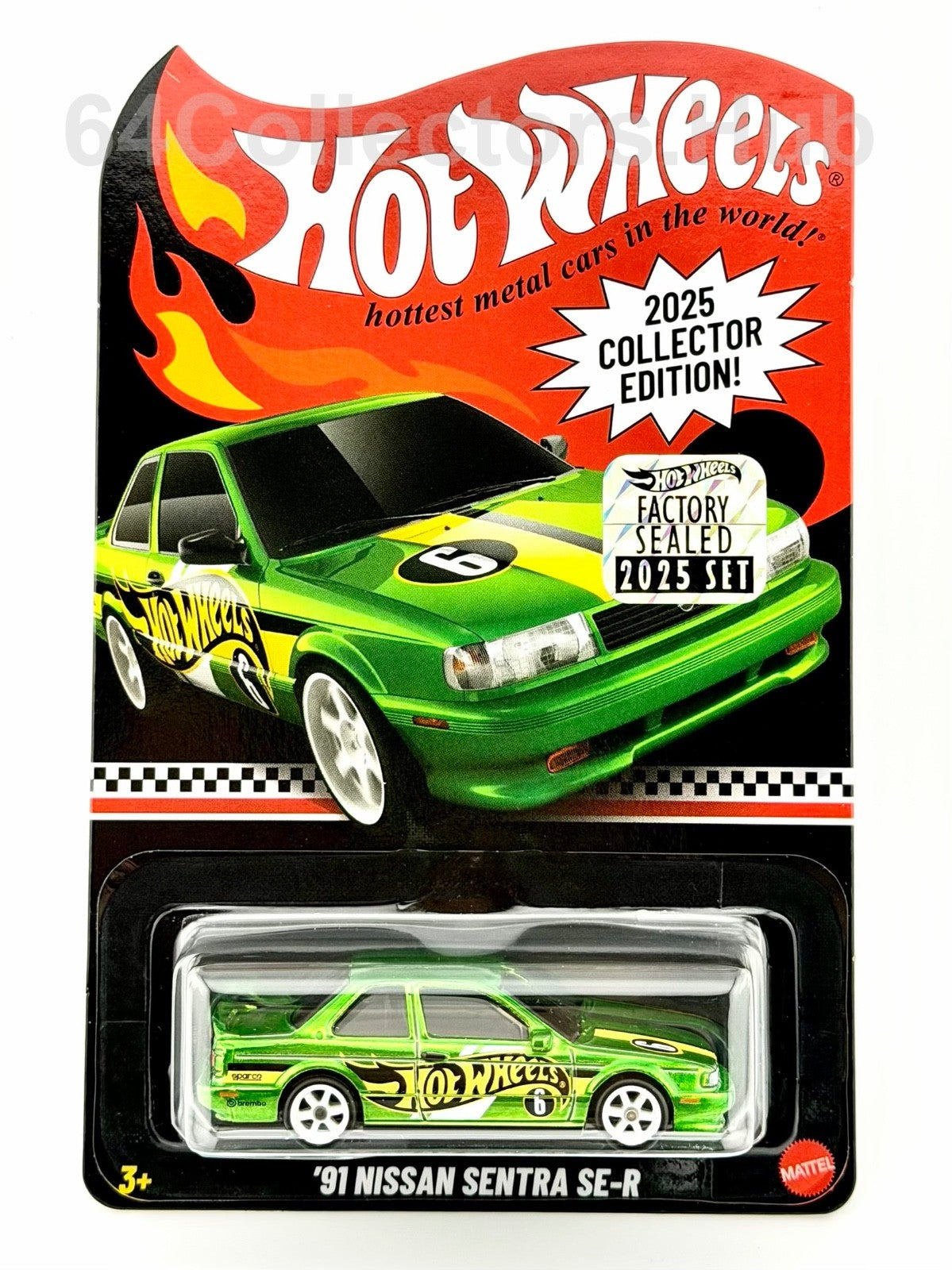 Hot Wheels ’91 Nissan Sentra SE-R - Collector Edition - Factory Sealed 2025 Set