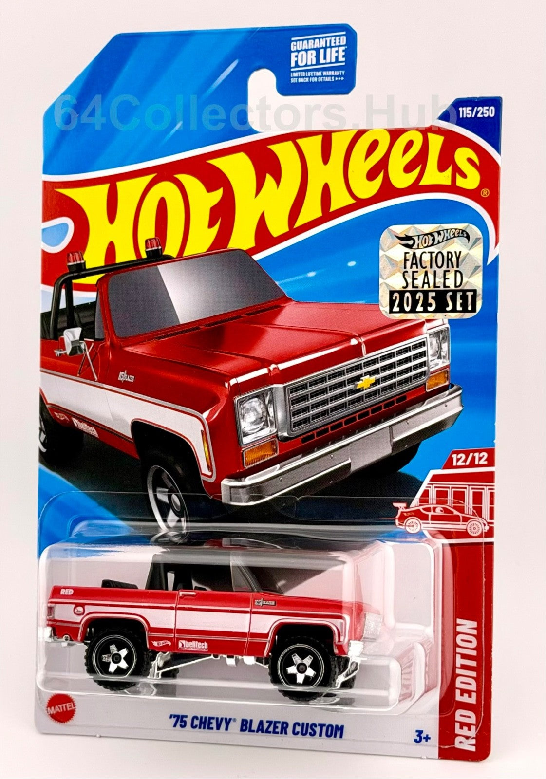 Hot Wheels Target/ Red Edition - ’75 Chevy Blazer Custom - Factory Sealed 2025