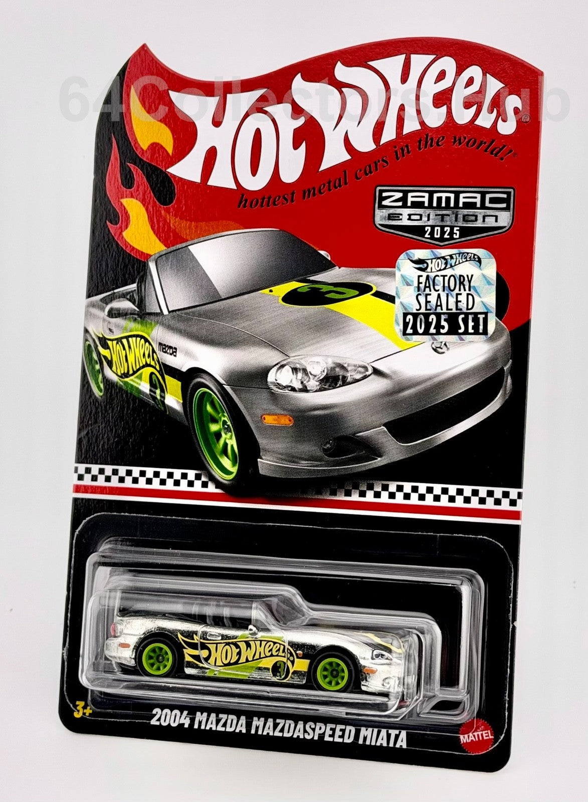 Hot Wheels 2004 Mazda Mazdaspeed Miata ZAMAC - 2025 Collector Edition - Limited