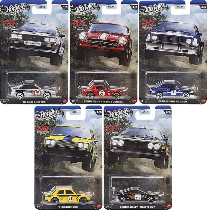 Hot Wheels Silver Series - Rally Racers 2025 - Audi /Escort /Lancia - Select Car