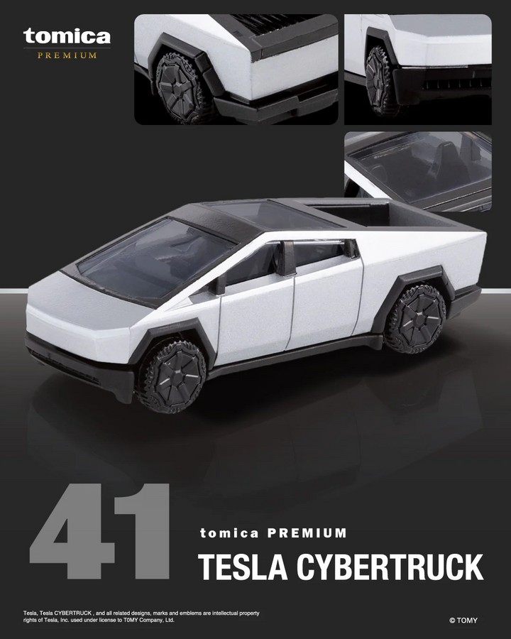 Tomica Premium - Tesla Cybertruck - No. 41 - Takara Tomy - Diecast Model
