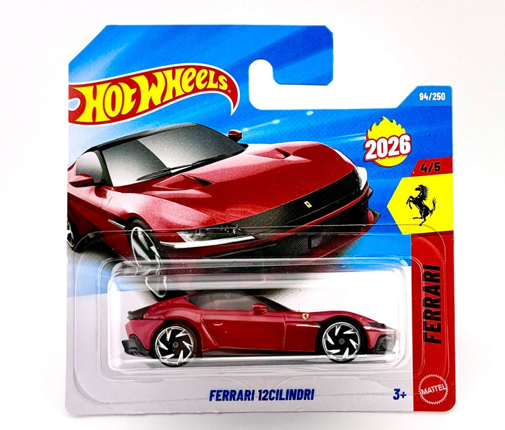 Hot Wheels - Ferrari 12Cilindri (Red) - 94/250 2026 D Case