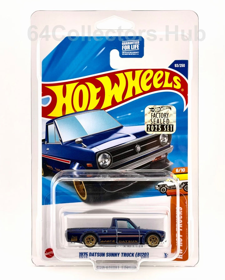 Hot Wheels Super Treasure Hunt STH - 1975 Datsun Sunny Truck (B120) -Factory Set