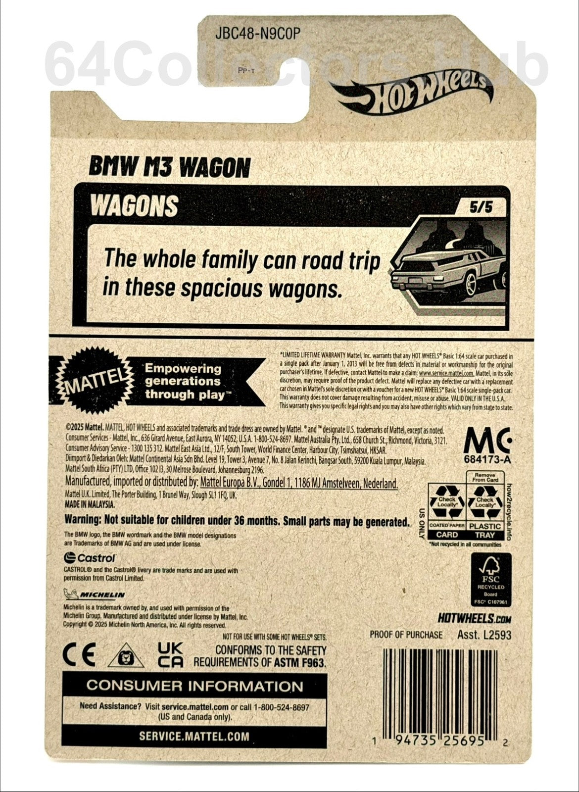 Hot Wheels Super Treasure Hunt STH - BMW M3 Wagon - Factory Sealed 2025 Set