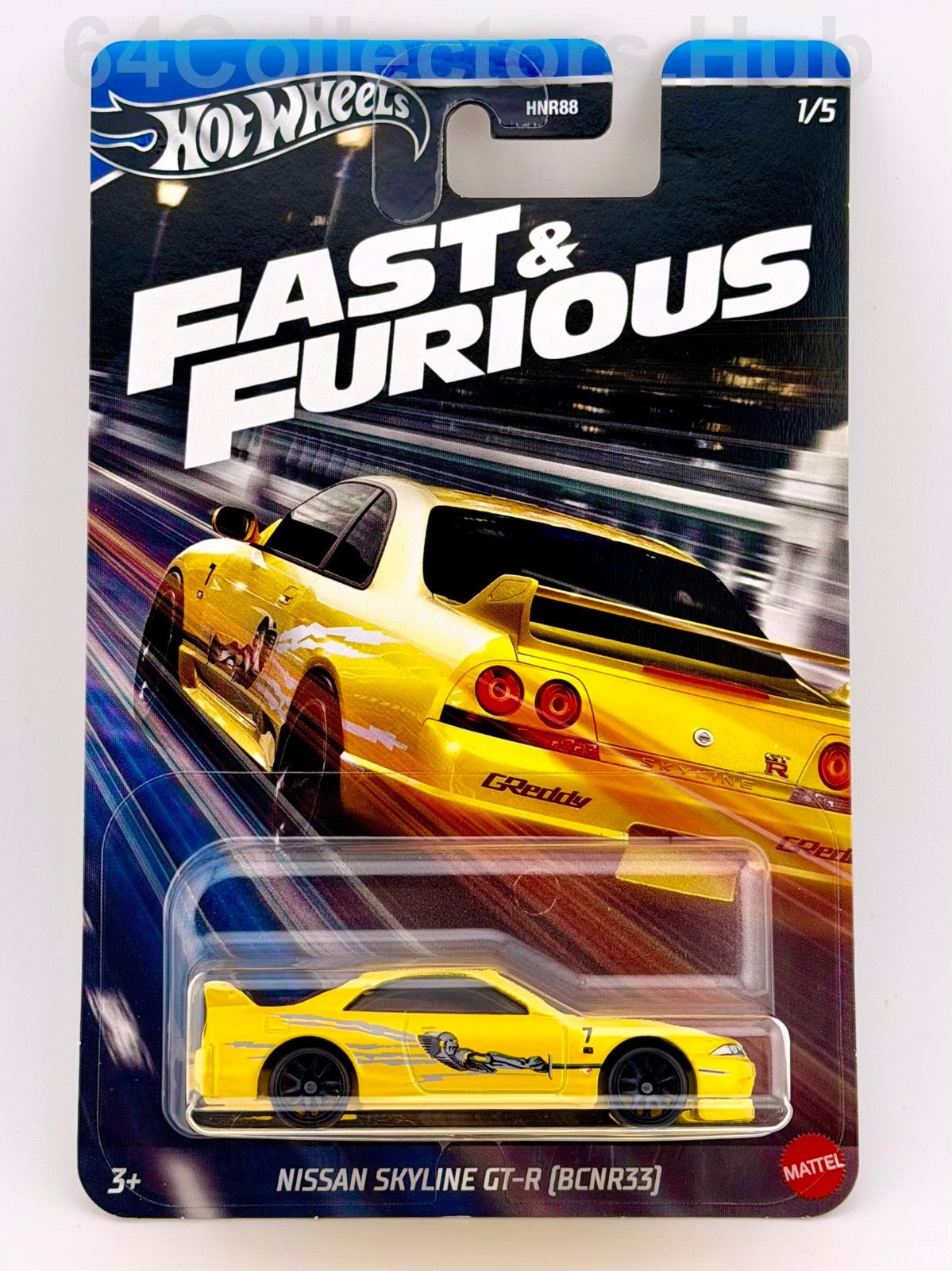 Hot Wheels  - Nissan Skyline GT-R R33 - Fast & Furious Night Racers - 2024 Mix 4