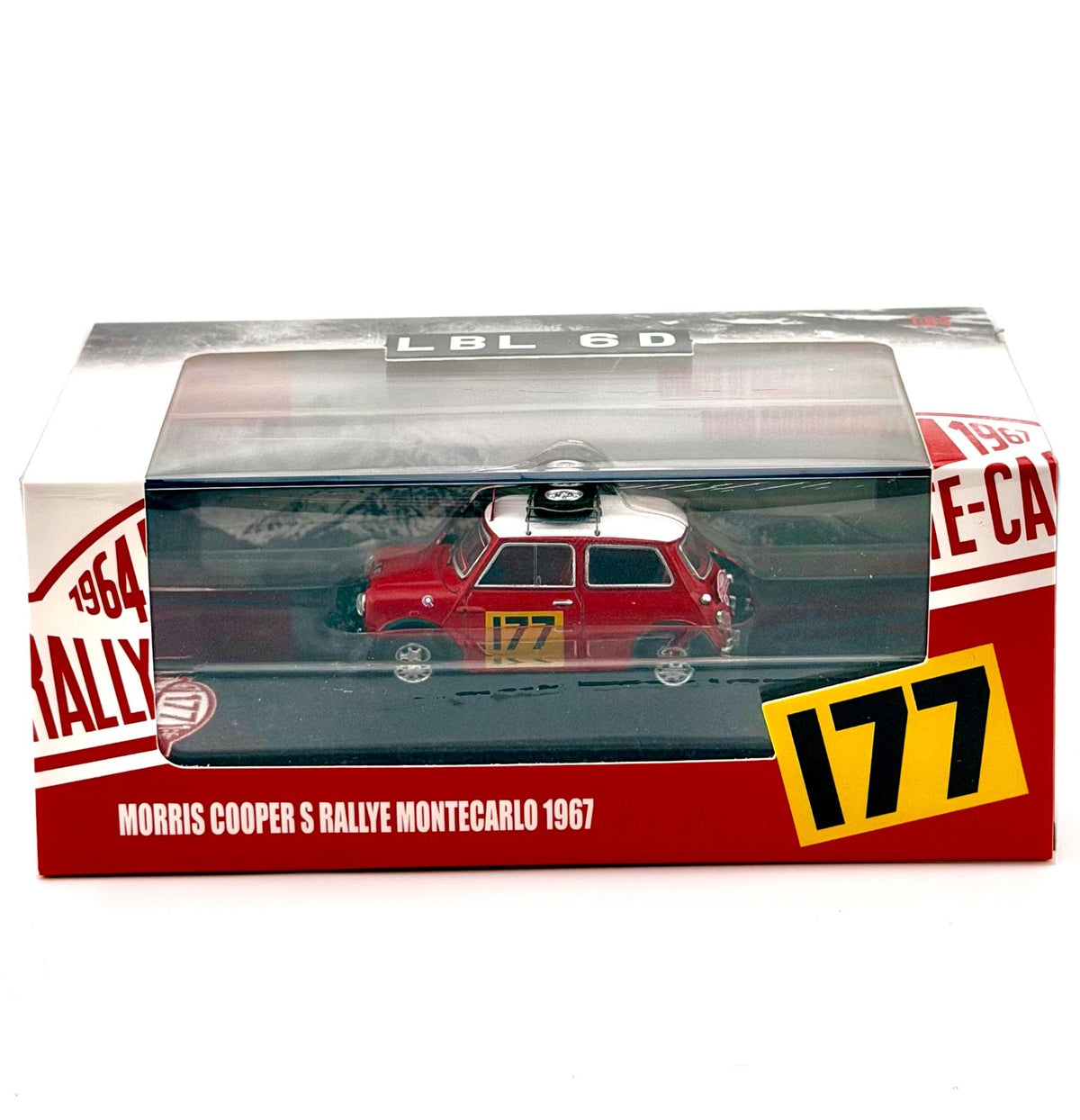GCD 1/64 - Mini Morris Cooper S - Monte Carlo 1967 Winner #177 Rauno Aaltonen