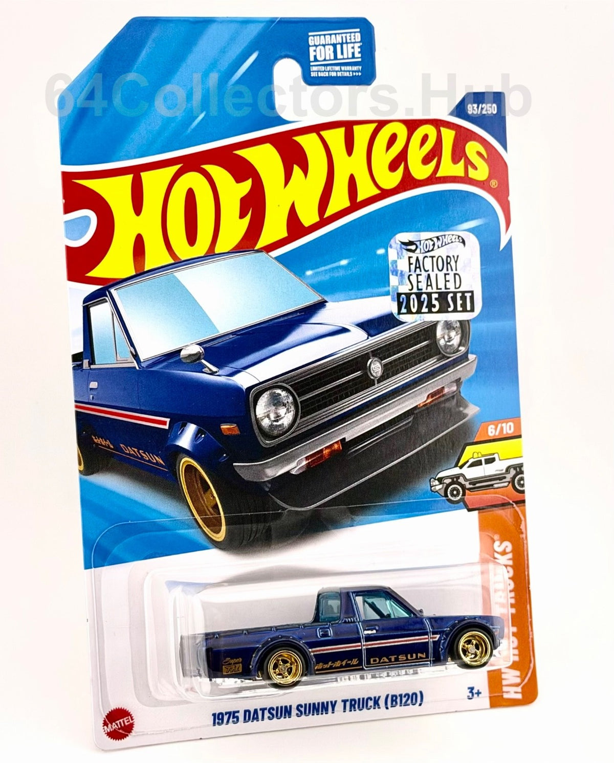 Hot Wheels Super Treasure Hunt STH - 1975 Datsun Sunny Truck (B120) -Factory Set