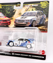 Hot Wheels Premium Car Culture - Ford Cosworth Rally 2-Pack - Sierra & Escort
