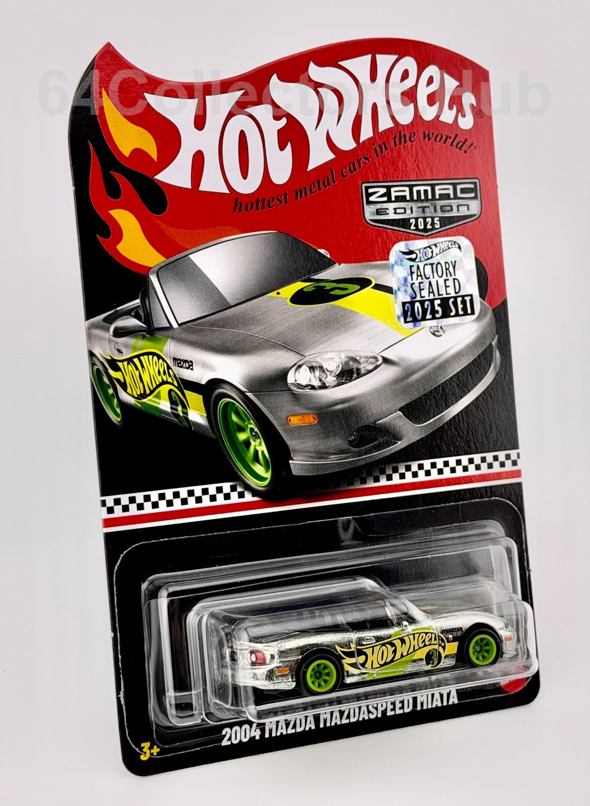 Hot Wheels 2004 Mazda Mazdaspeed Miata ZAMAC - 2025 Collector Edition - Limited