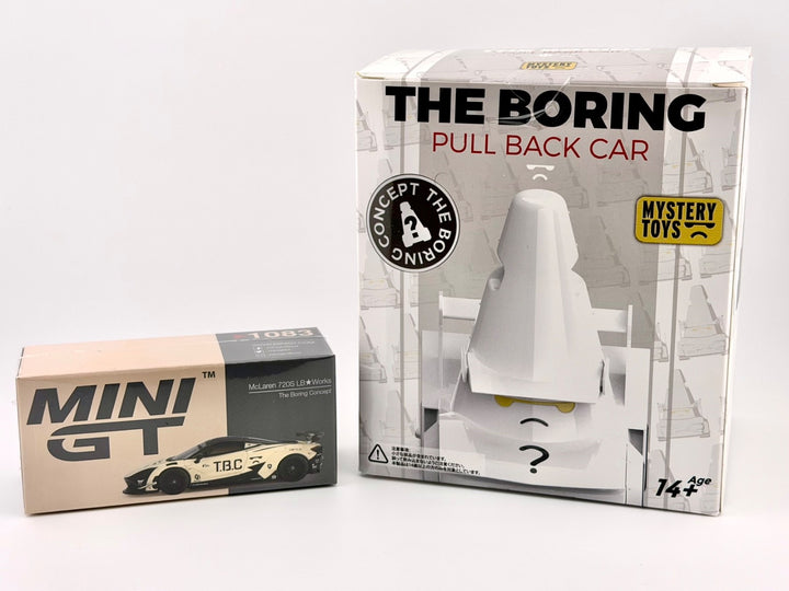 MINI GT x The Boring Concept Bundle - McLaren 720S LB Works & Mystery Colour Toy