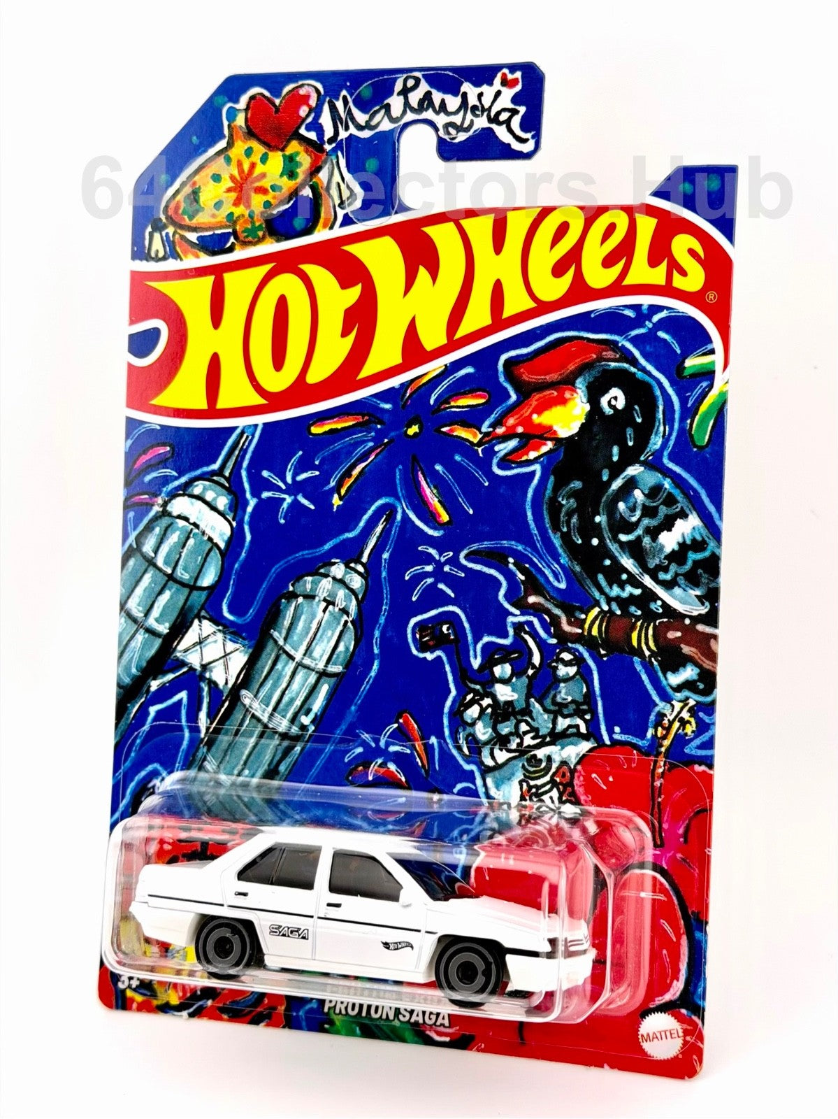 Hot Wheels - Proton Saga Special Edition - 40th Anniversary - Malaysia Exclusive