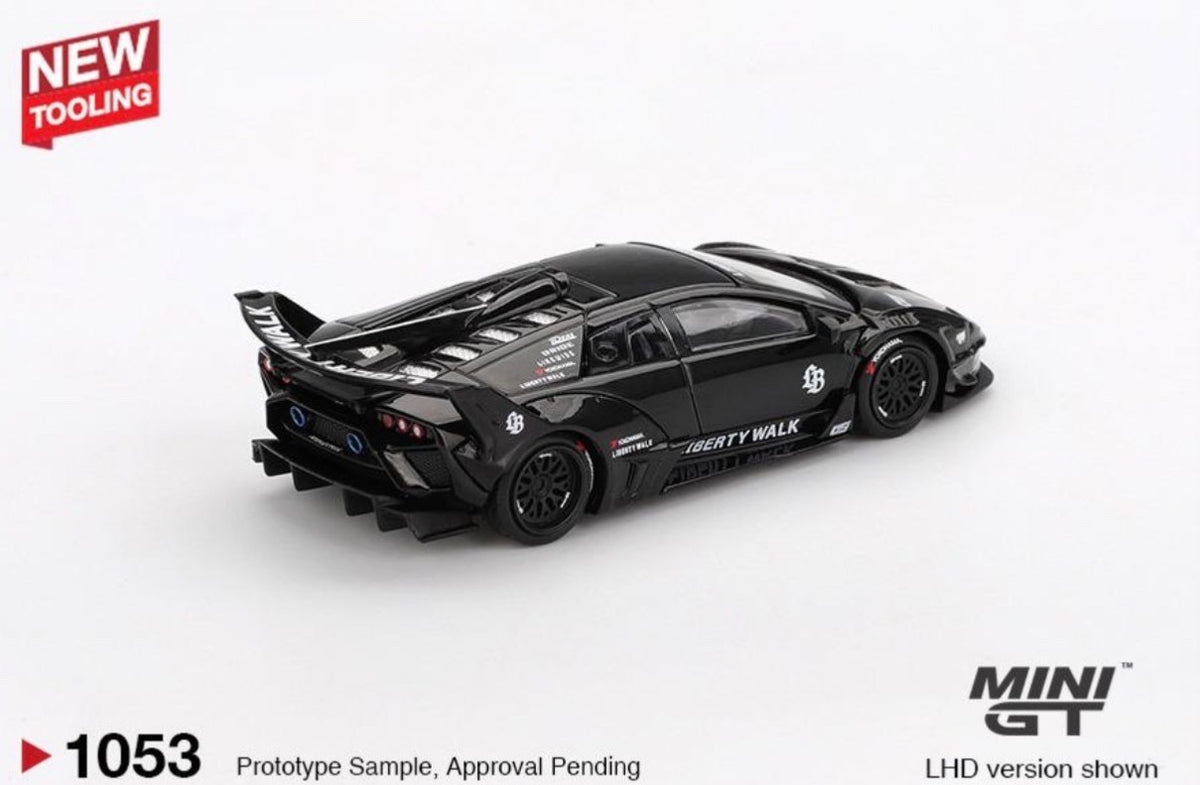 Mini GT x TSM - LB-Silhouette WORKS Lamborghini MURCIELAGO GT EVO Black - #1053
