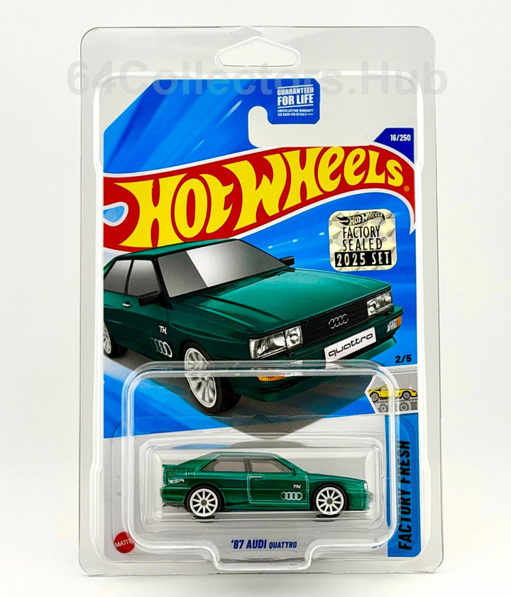 Hot Wheels Super Treasure Hunt STH - ‘87 Audi Quattro - Factory Sealed 2025 Set