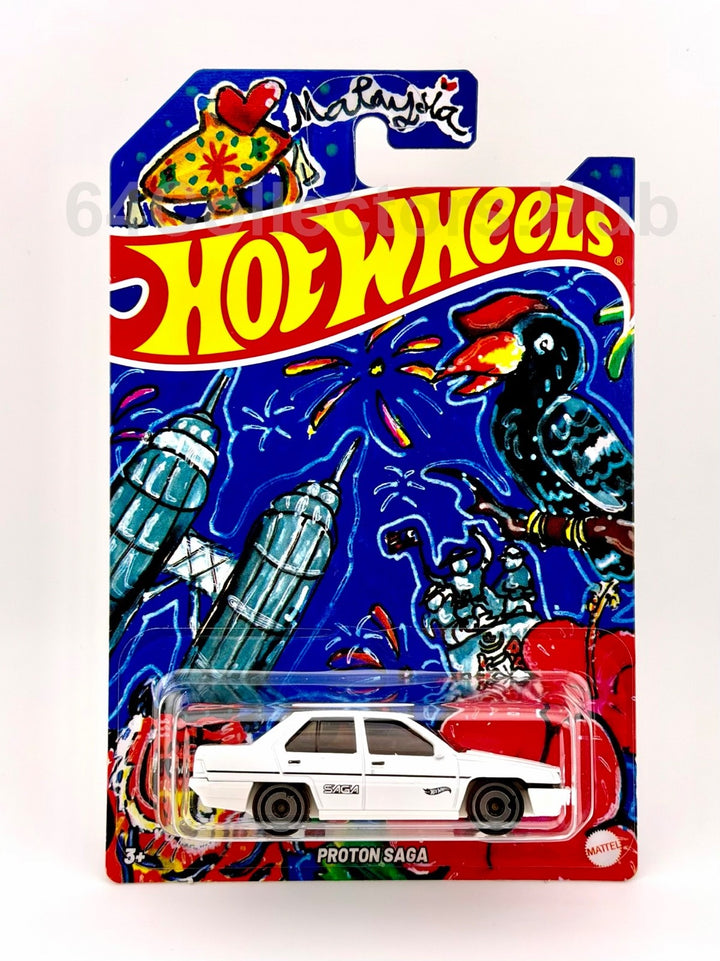 Hot Wheels - Proton Saga Special Edition - 40th Anniversary - Malaysia Exclusive