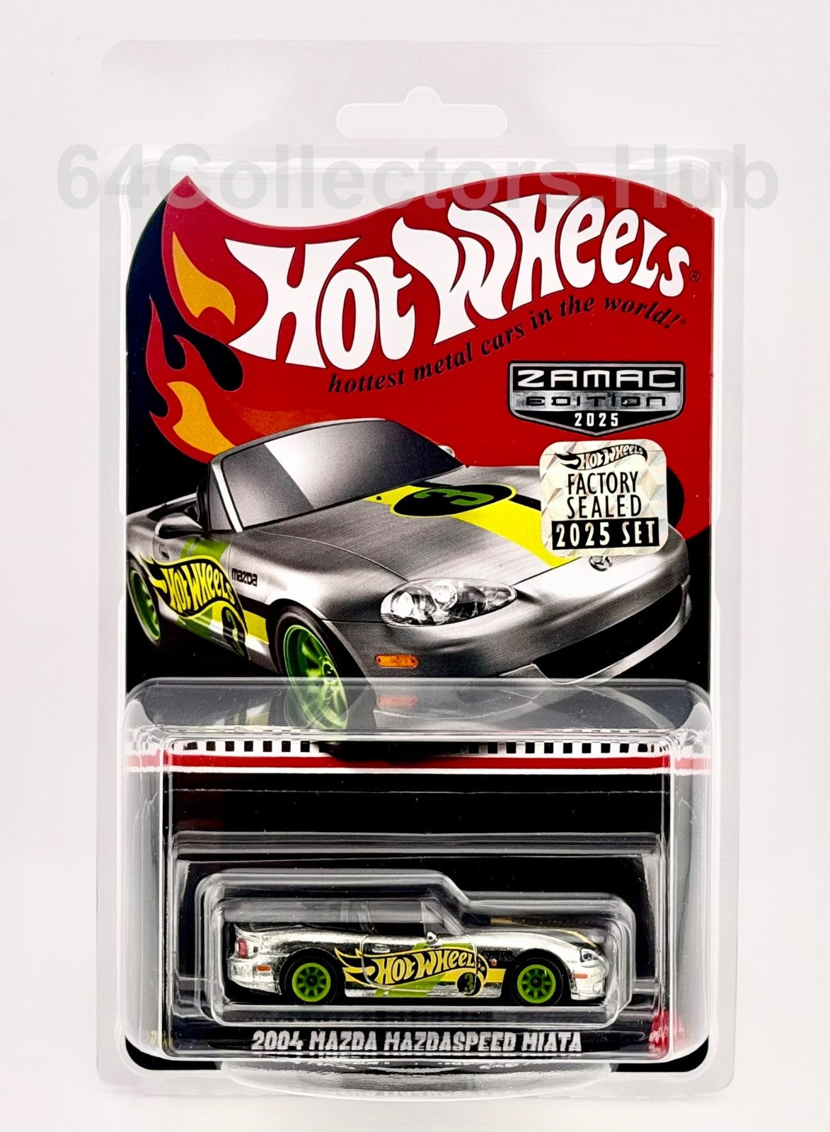 Hot Wheels 2004 Mazda Mazdaspeed Miata ZAMAC - 2025 Collector Edition - Limited