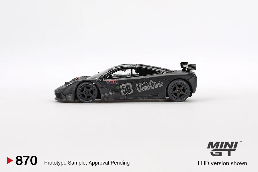 Mini GT McLaren F1 GTR #59 - 1995 Le Mans 24Hr Winner - Weathered #870 - Boxed