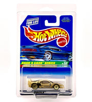 Hot Wheels - Ferrari F40 (Gold) #722 - 1997 - Moving Parts - With Case Protecter