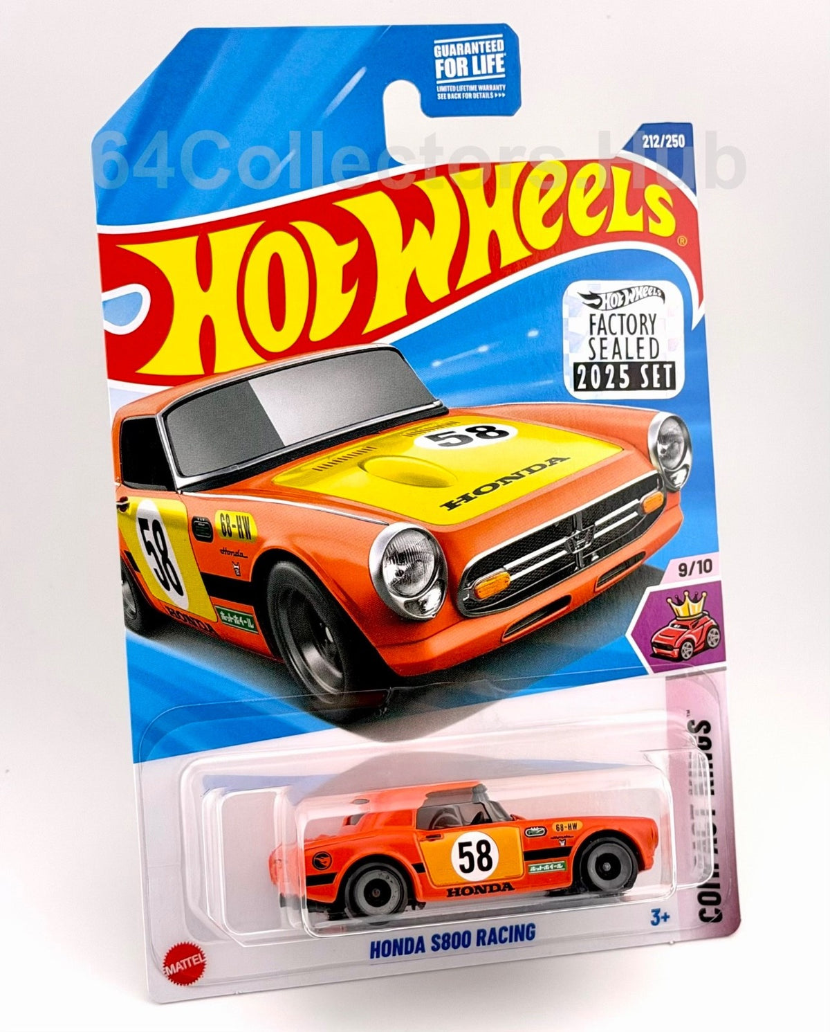 Hot Wheels Treasure Hunt - Honda S800 Racing - Factory Sealed 2025 Set