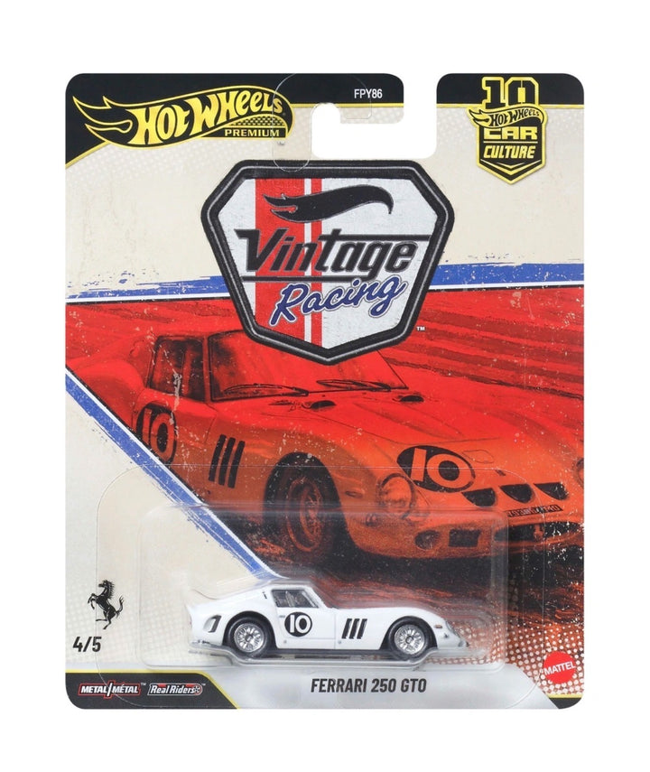 Hot Wheels Premium - Ferrari 250 GTO - Vintage Racing 4/5 - 2026 Mix T