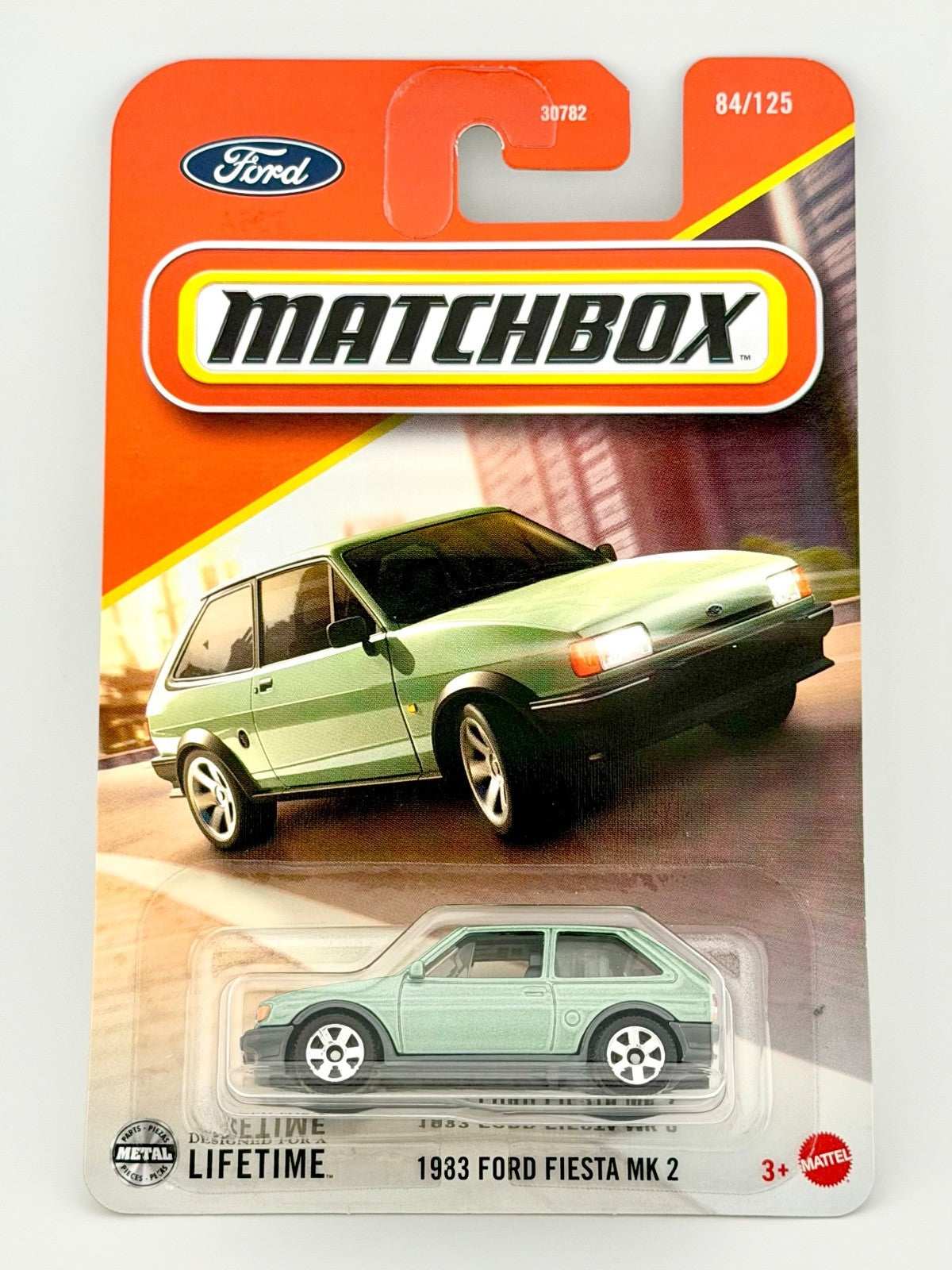 Matchbox 1983 Ford Fiesta MK2 - Green - #84/125 - Ford Hatchback
