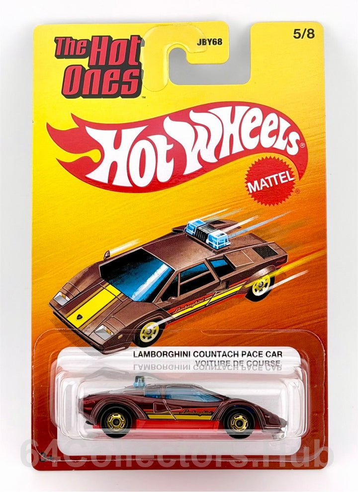 Hot Wheels The Hot Ones - Lamborghini Countach Pace Car - 5/8 - 2026 Mix 2