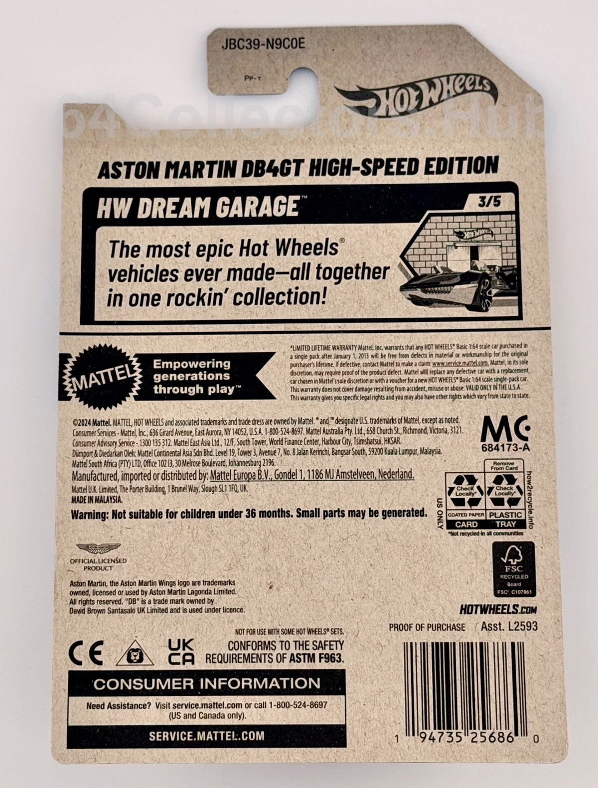 Hot Wheels Super Treasure Hunt STH Aston Martin DB4GT - Factory Sealed 2025 Set