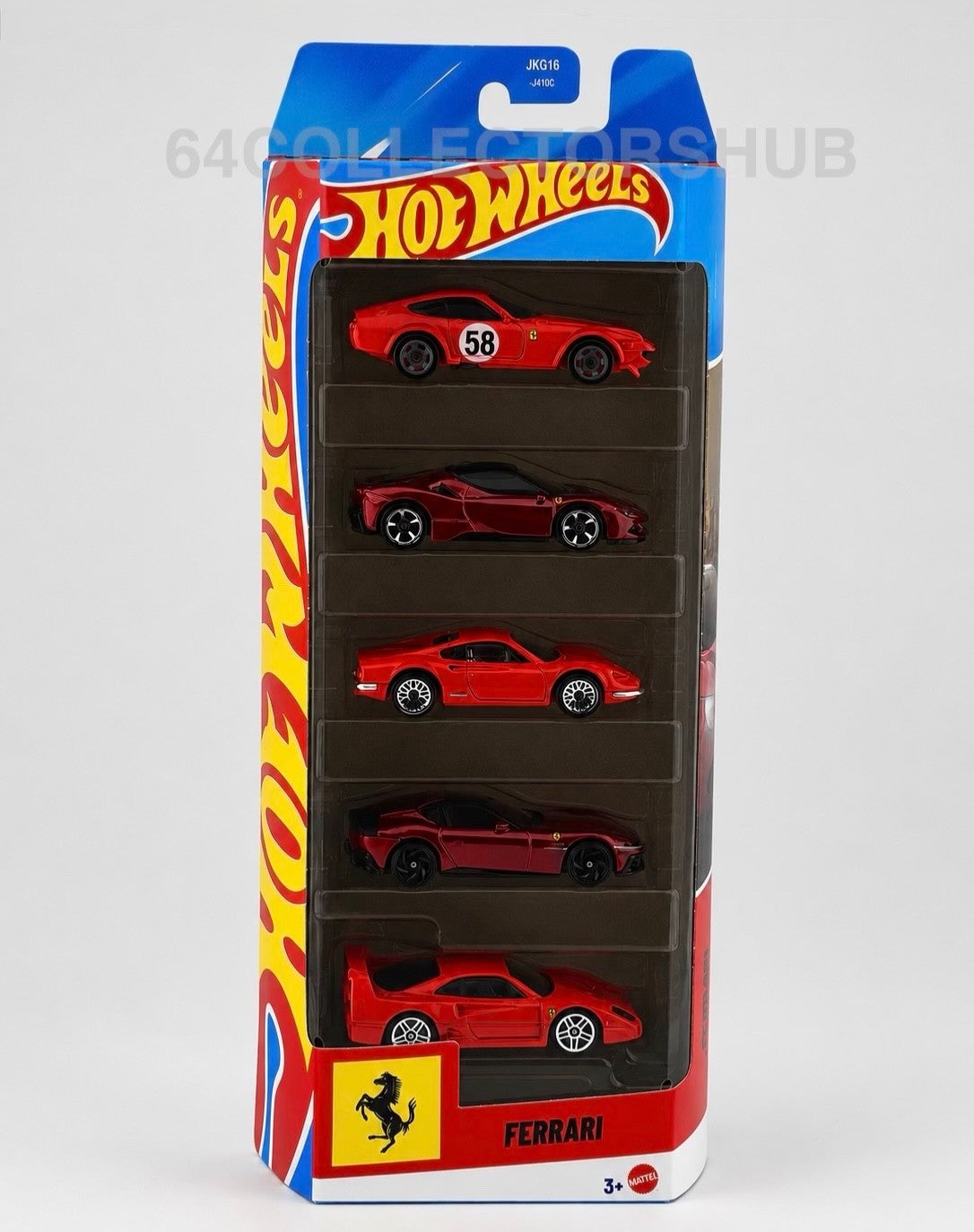 Hot Wheels - Ferrari 5-Car Pack - SF90 Stradale F40 Competizione 12Cilindri Dino