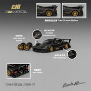 CM Model - Pagani Zonda R Revolución (Drycarbon & Black)  - Scale 1/64