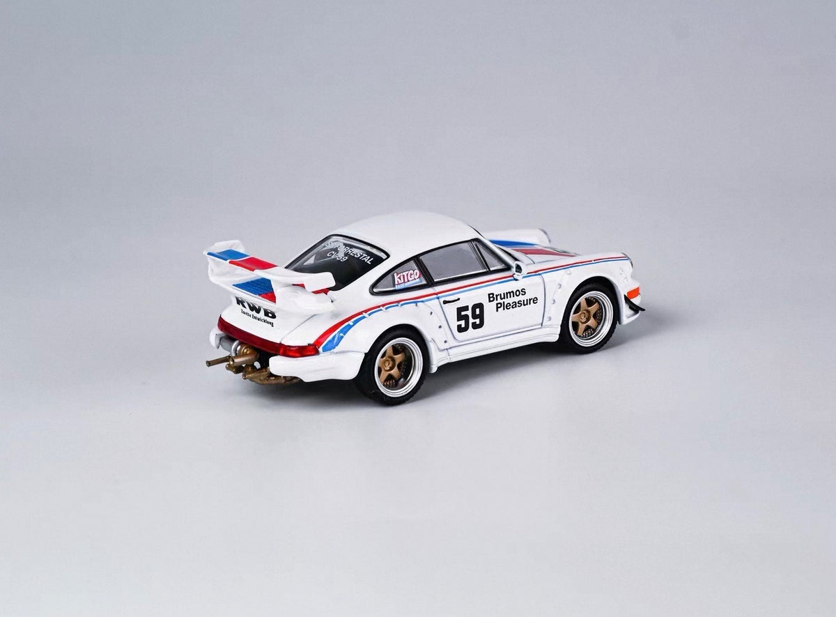 ModelModel x KiTGO Base - BP59 RWB 964 Rahu-Walt - Brumos Racing - Scale 1/64