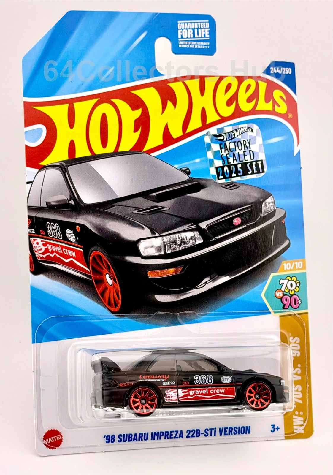 Hot Wheels Dollar General - ’98 Subaru Impreza 22B-STi - Factory Sealed 2025 Set