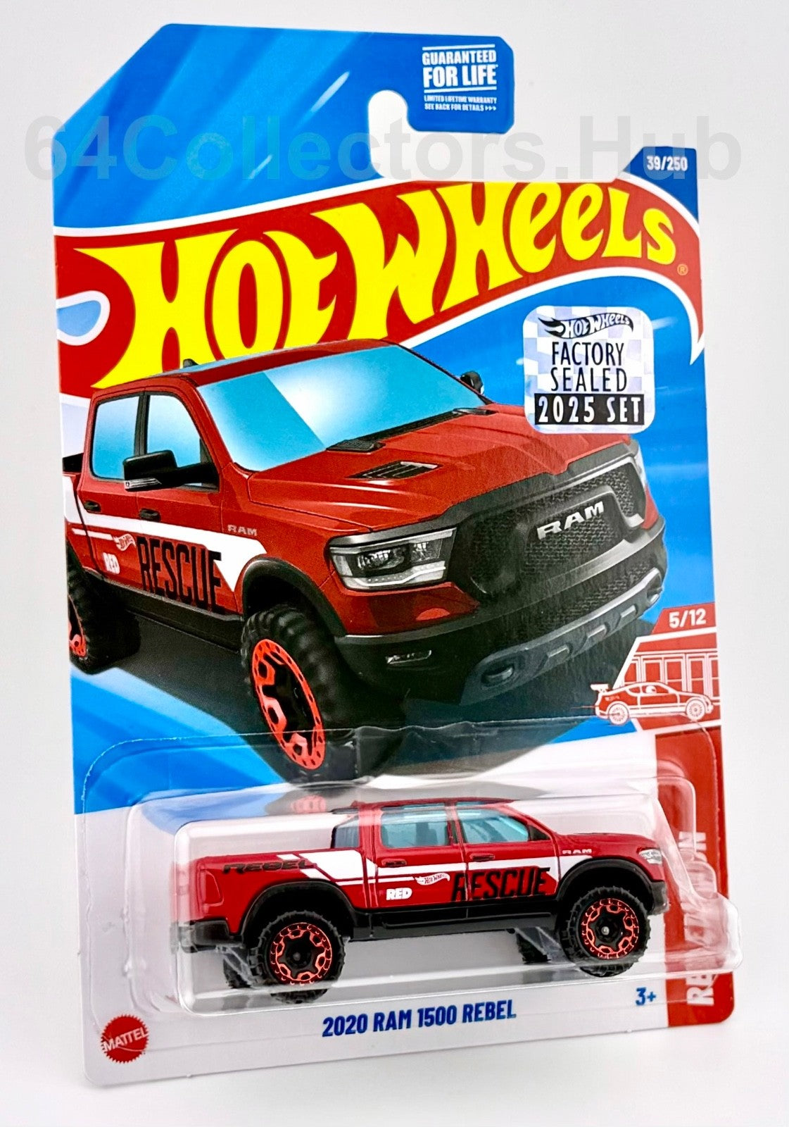 Hot Wheels Target/ Red Edition - 2020 Ram 1500 Rebel - Factory Sealed 2025 Set