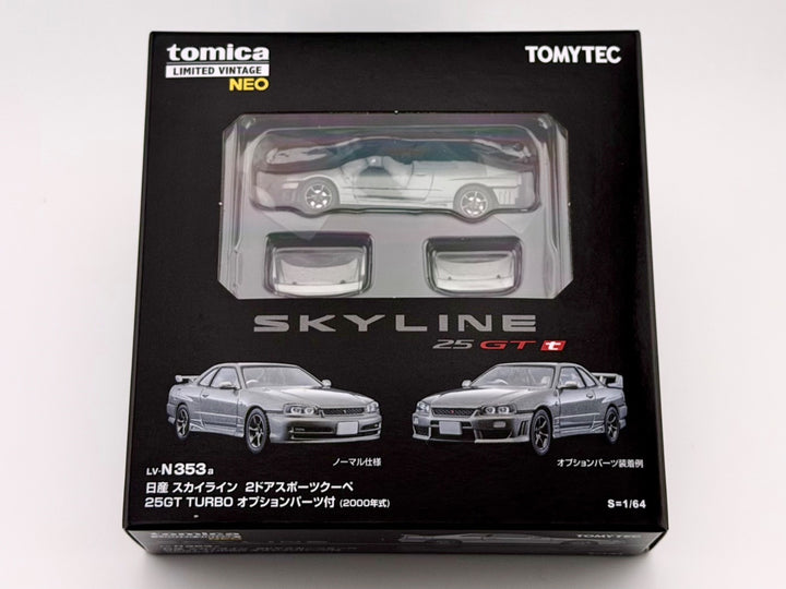 Tomica Limited Vintage NEO - 2000 Nissan Skyline 25GT - Inc. Optional Parts