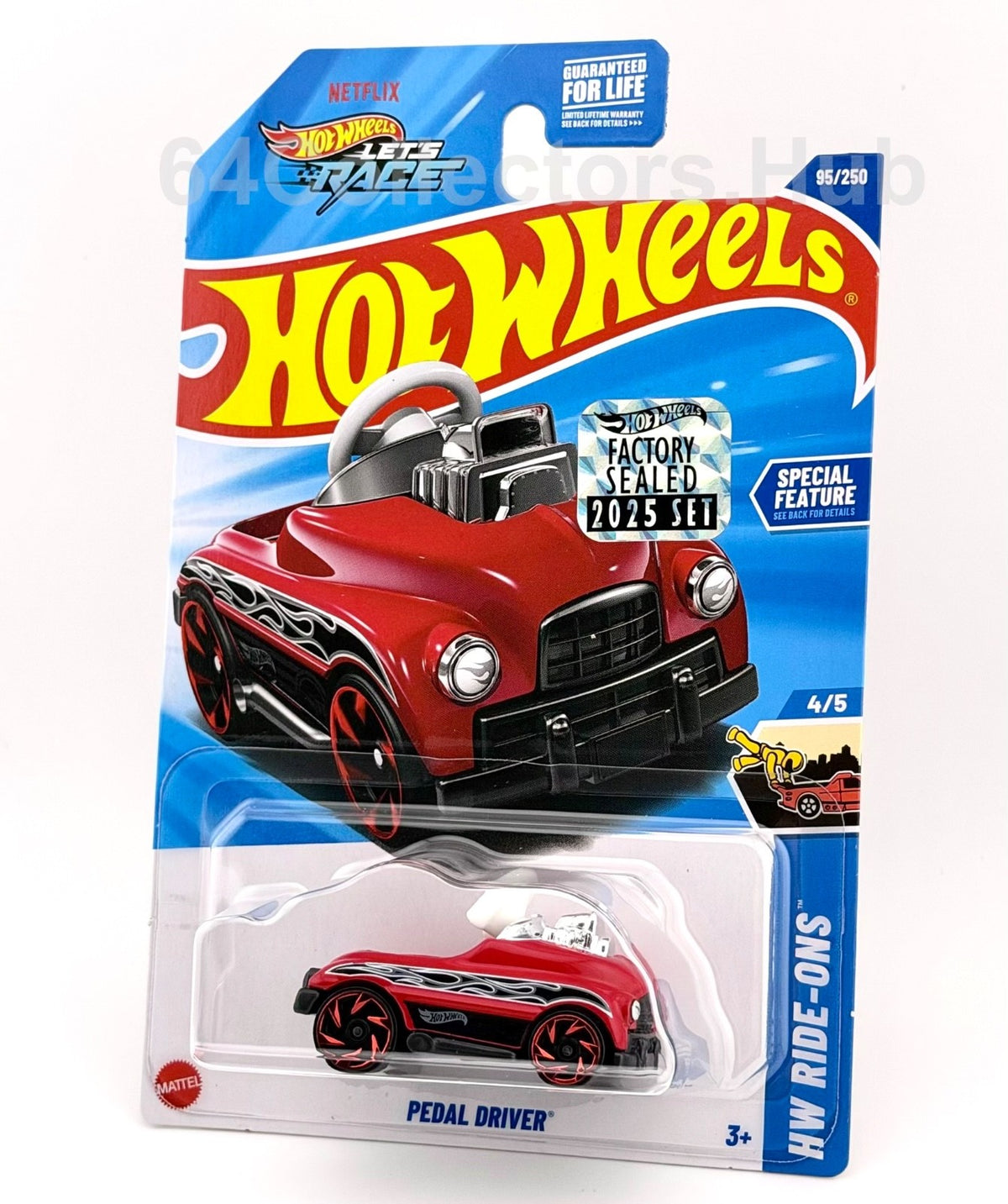 Hot Wheels Treasure Hunt - Pedal Driver - Factory Sealed 2025 Set