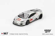 Mini GT - Lamborghini Huracan LB WORKS v2 - Redbull Mad Mike NIMBUL #967 - Boxed