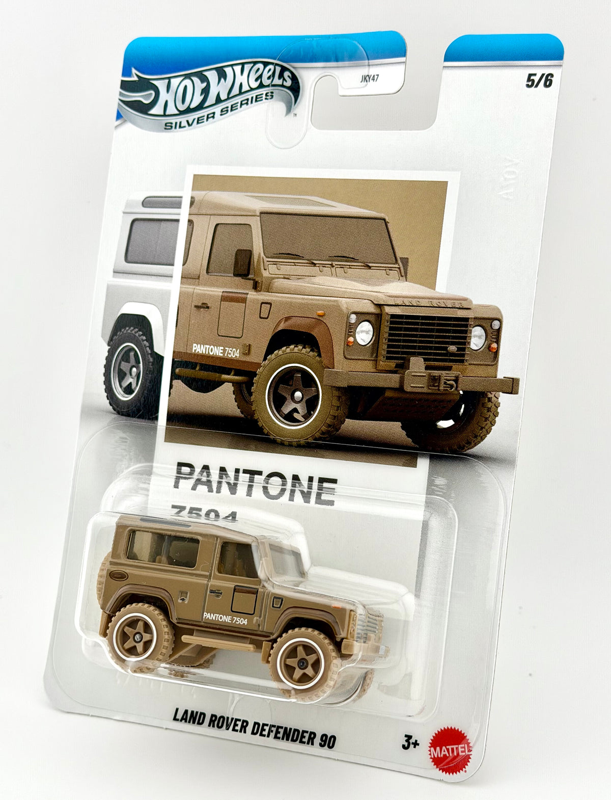 Hot Wheels Silver Series Land Rover Defender 90 - Pantone 7504 - 5/6 - 2026