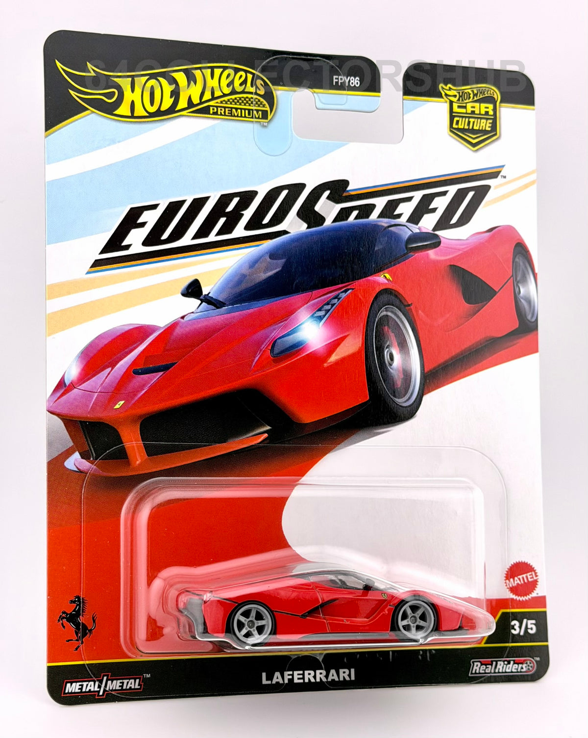 Hot Wheels Premium - LaFerrari - Euro Speed 3/5 - Red - 2025