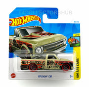 Hot Wheels - '67 Chevy C10 - Olive - HW Art Cars 83/250 - 2024