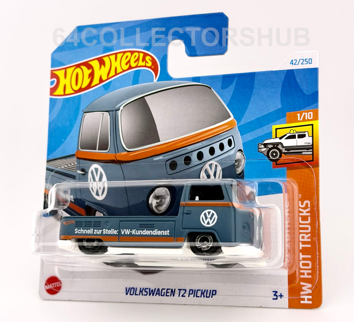Hot Wheels - Volkswagen T2 Pickup - Blue - HW Hot Trucks - 42/250 - 2024