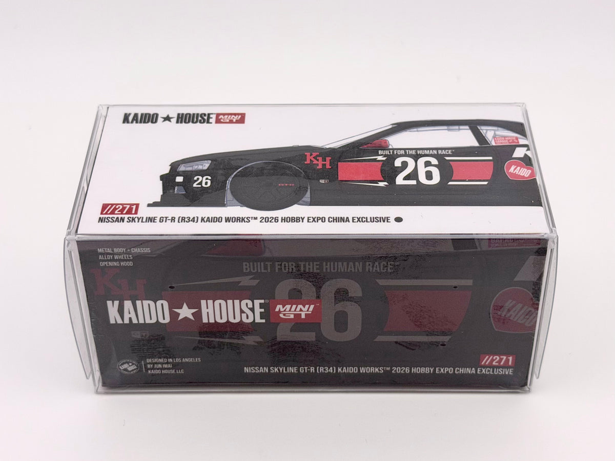 Kaido House Mini GT Nissan Skyline GT-R (R34) Kaido Works #26 HEC 2026 Exclusive
