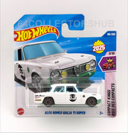 Hot Wheels - Alfa Romeo Giulia Ti Super - Red White Green - Bundle of 3