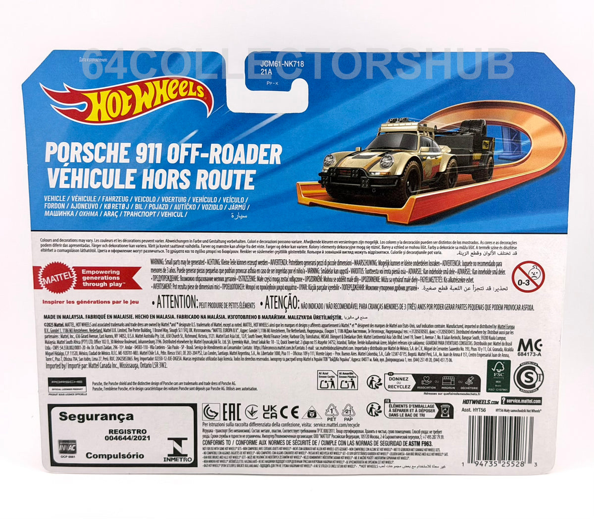Hot Wheels - Porsche 911 Off-Roader - Grey - Track Fleet - 2025