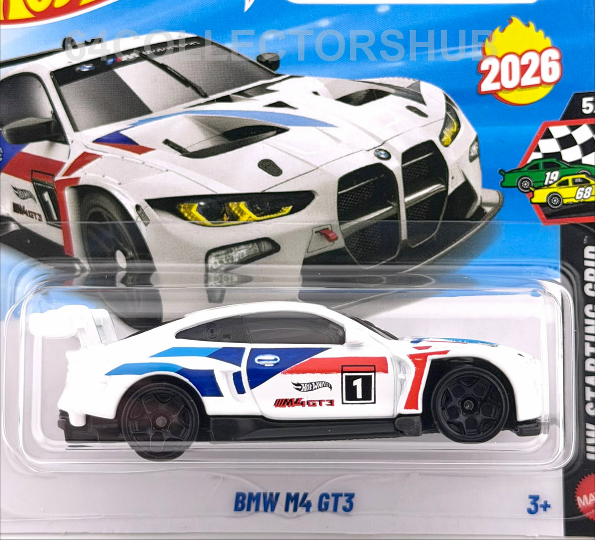 Hot Wheels - BMW M4 GT3 - White - HW Starting Grid - 73/250 - 2026