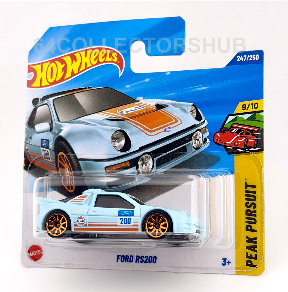 Hot Wheels - Ford RS200 Gulf Livery - Peak Pursuit 247/250 - 2025