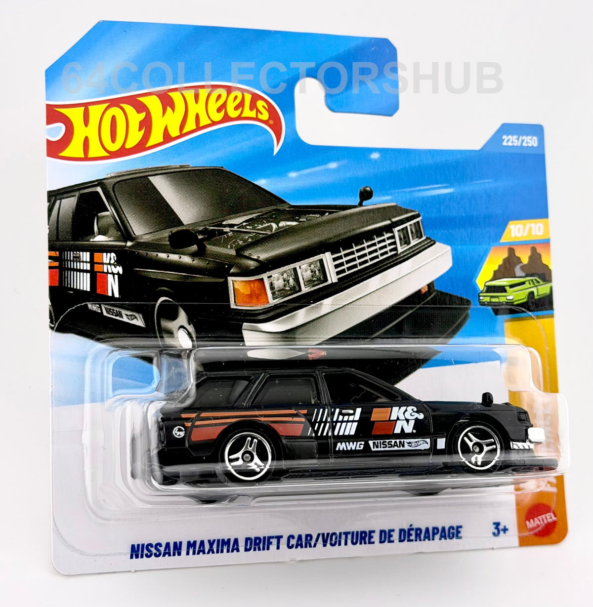 Hot Wheels - Nissan Maxima Drift Car - Black - HW Wagons - 225/250 - 2026
