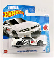 Hot Wheels - Nissan Skyline GT-R (BCNR33) (White) - Godzilla - 96/250 - 2024
