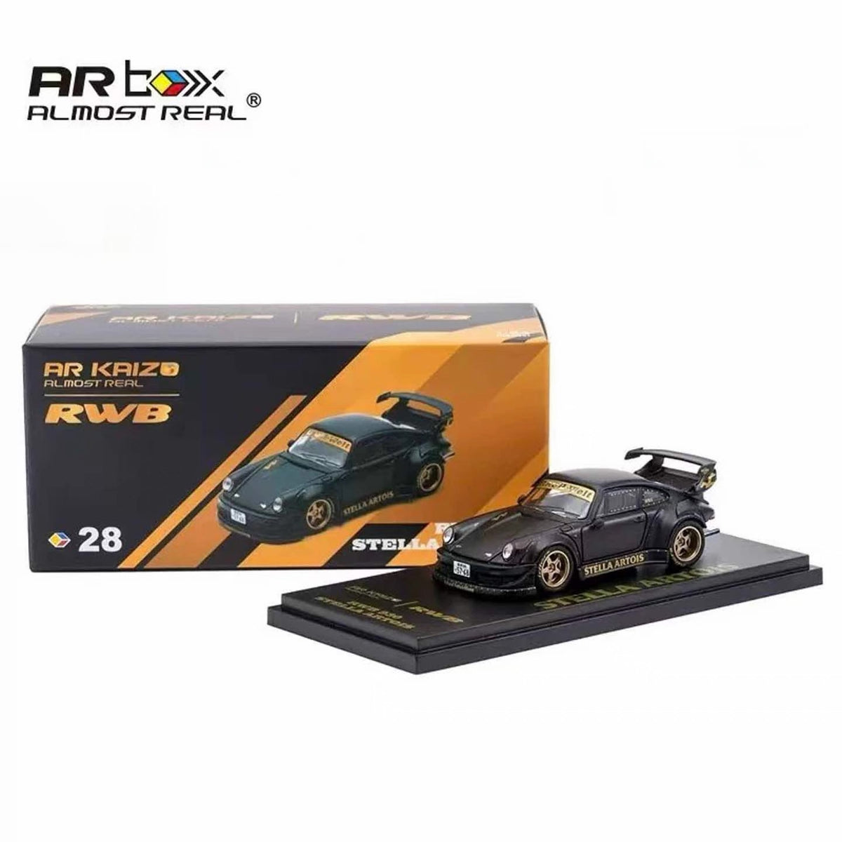 Almost Real AR Kaizo - RWB 930 Stella Livery - No.28 - Scale 1:64