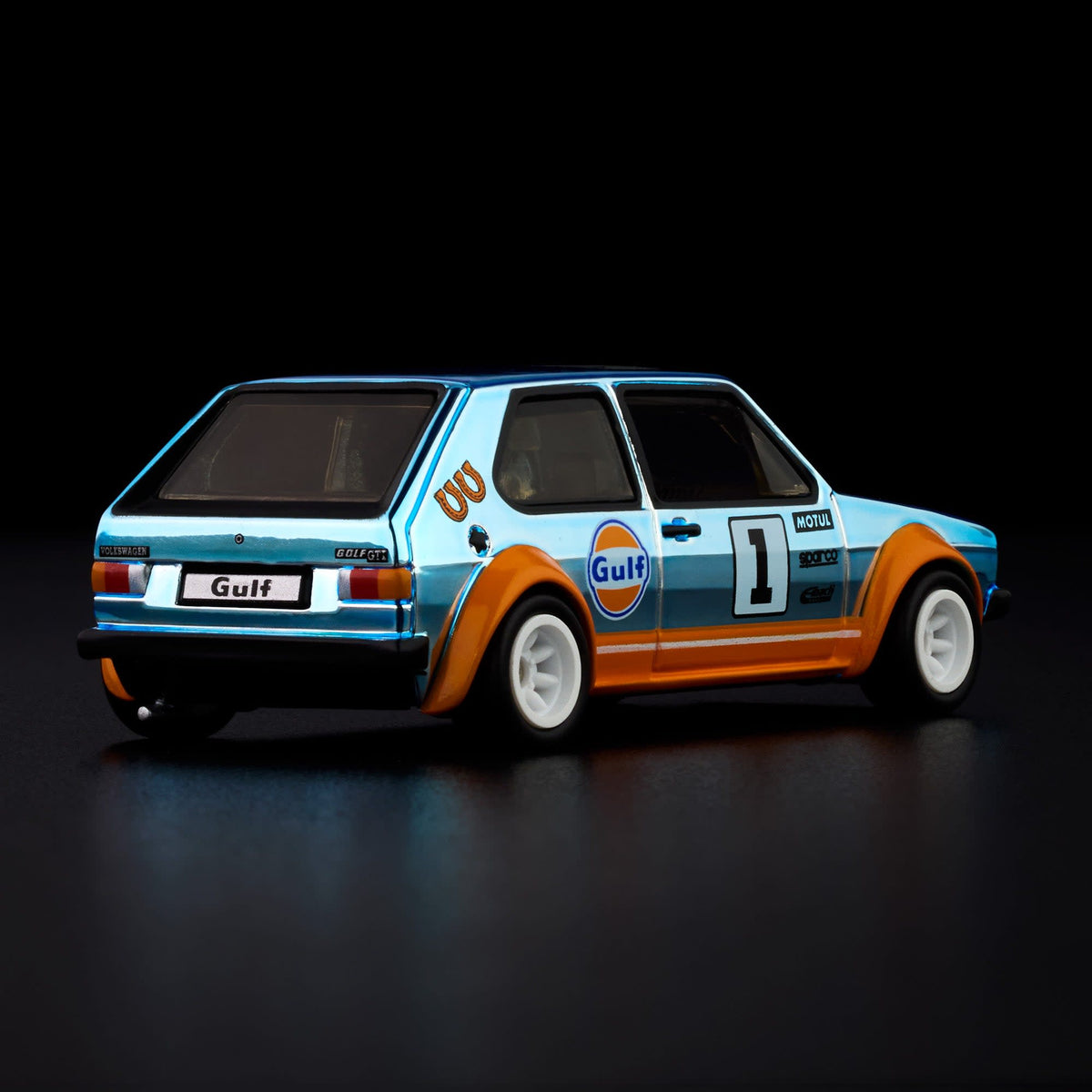 Hot Wheels RLC - 1976 Volkswagen Golf Mk1 GTI - Gulf Racing - Blue - 1/64