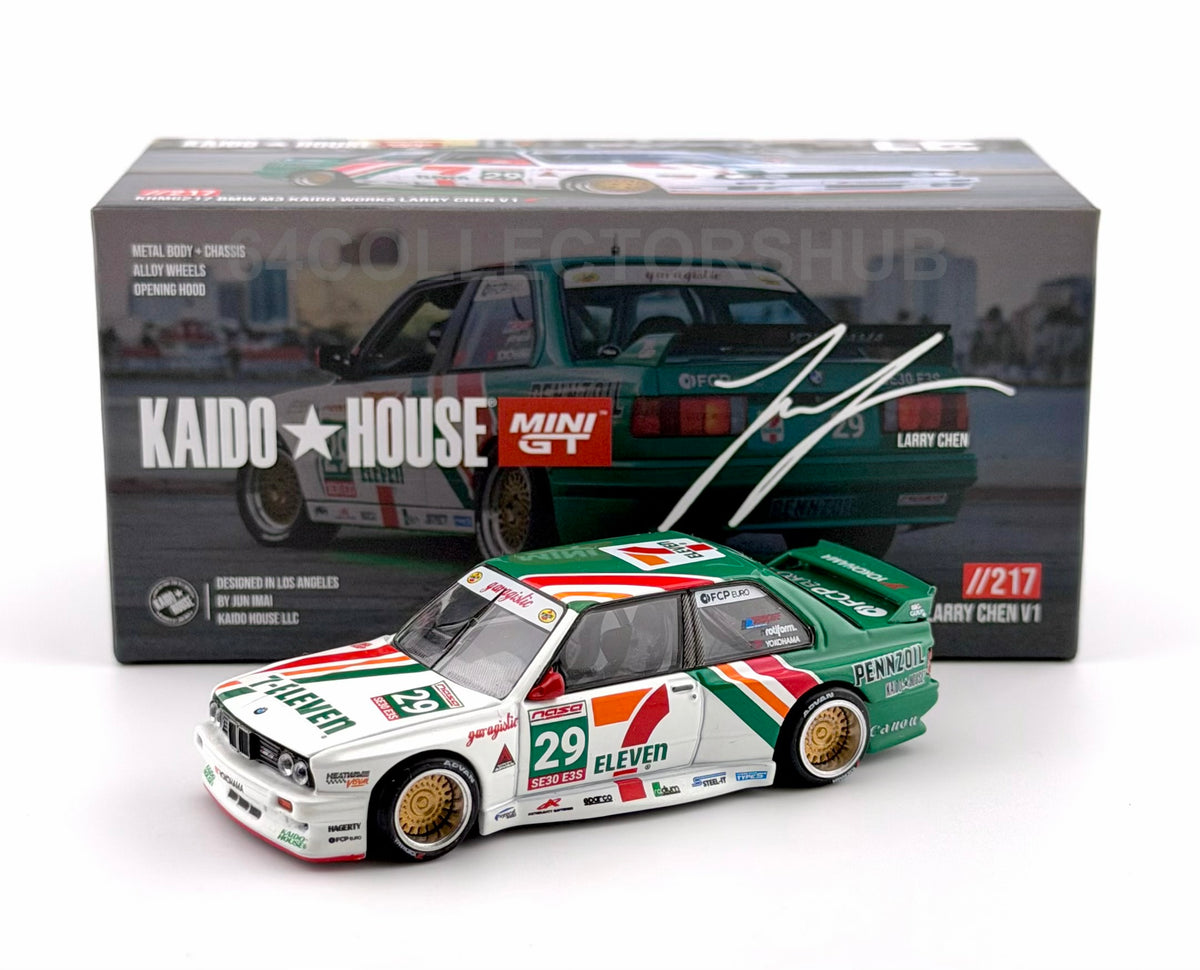 Kaido House Mini GT - BMW M3 Kaido Works Larry Chen V1 7-Eleven - #217 - Sealed