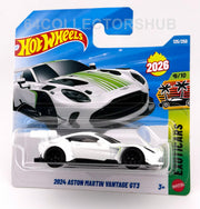 Hot Wheels - 2024 Aston Martin Vantage GT3 White - Exoticars 125/250 - 2026